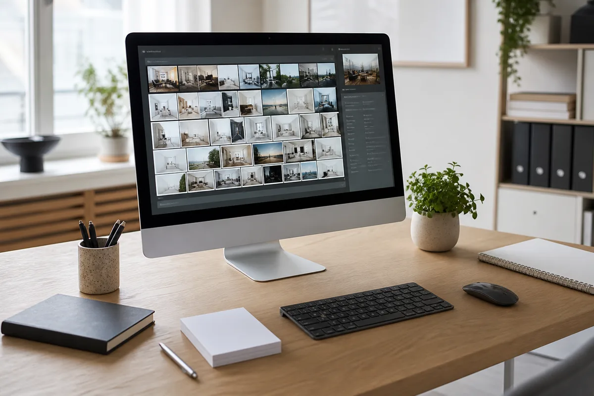 Médiathèque WordPress organisée avec vignettes et informations de fichier visibles