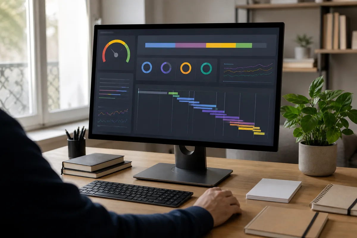 Diagnostic de performance d’une page WordPress avec indicateurs de temps de chargement